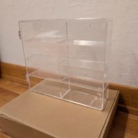 Vetrinetta espositore modellini in plastica