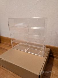 Vetrinetta espositore modellini in plastica