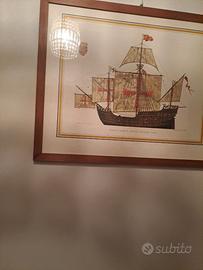 Quadro con veliero