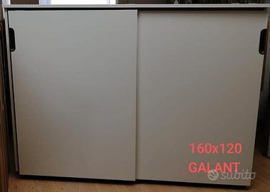 Mobile ikea GALANT ante scorrevoli 160x120 bianco 