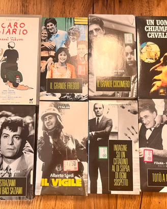 1 Lotto 8 Vhs originali cinema Italiano