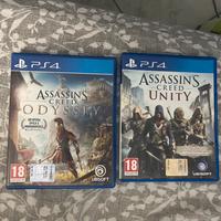 Assassins’creed unyti e odyssey