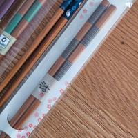 set di 4 coppie di bacchette giapponesi 