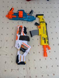 Lotto 3 Nerf originali: Fortnite, Ultra e Elite
