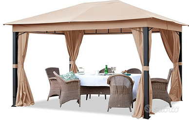 TOOLPORT Gazebo da Giardino 3x4