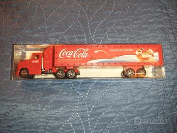 Modellino camion Coca Cola Natale luminoso.