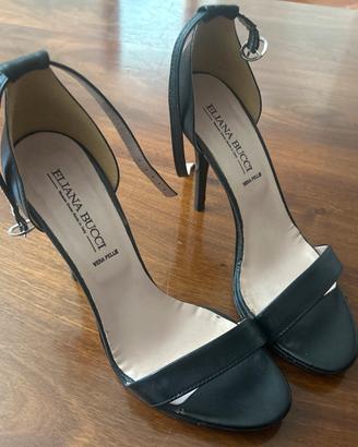 Sandali Eliana Bucci in vera pelle nera