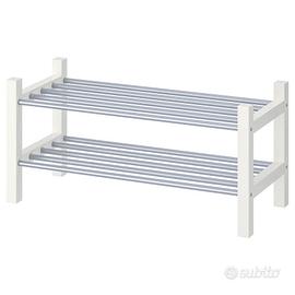 Ikea TJUSIG Rastrelliera per scarpe, bianco