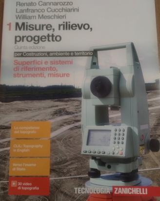 Libro di topografia , misure, rilievo, progetto 1