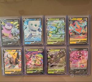 Lotto 8 Carte Pokémon V - GALARIAN Slowbro & Darma