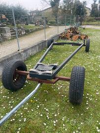 Carrello invaso barca