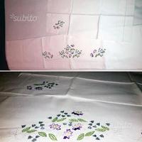 Lenzuola singole o da una piazza e mezzo ricamate