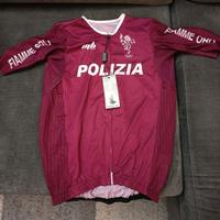 completo ciclismo fiamme oro polizia taglia S