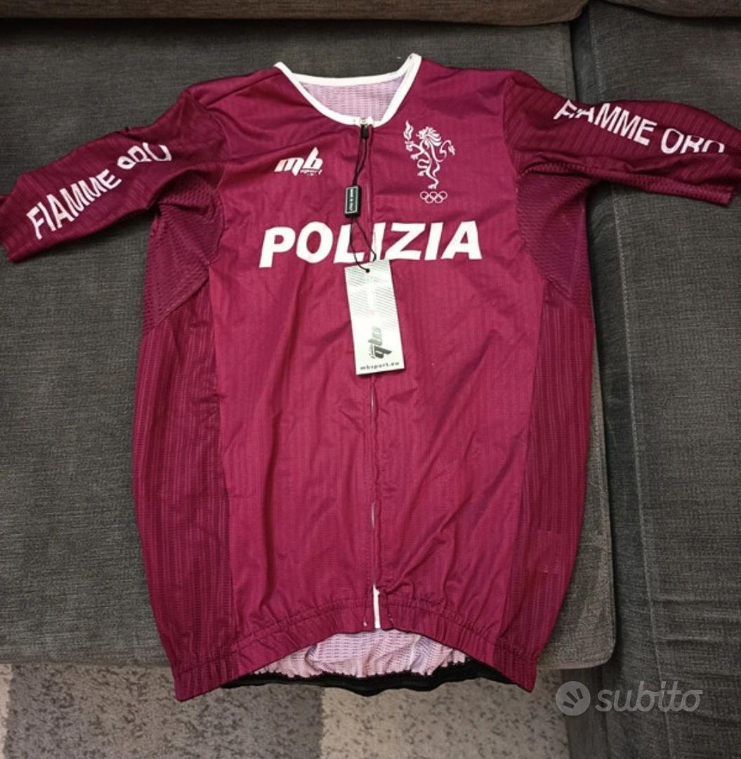 completo ciclismo fiamme oro polizia taglia S Collezionismo In