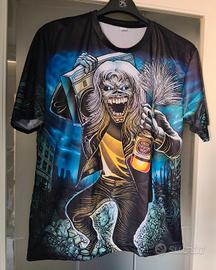 T-shirt Stile Iron Maiden Taglia L 