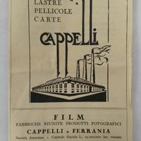 Michele Cappelli & Ferrania - Catalogo - 1934