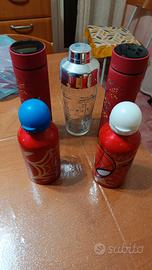 Shaker  per cocktail più 4 Termos 