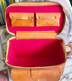 borsa fotografica vintage in pelle mis.32x12x23