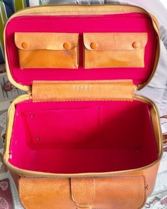 borsa fotografica vintage in pelle mis.32x12x23