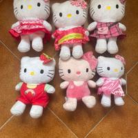 6 peluche di Hello Kitty