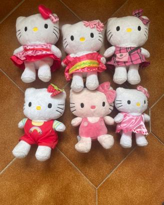 6 peluche di Hello Kitty