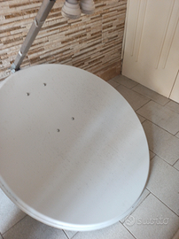 Parabola 80cm dual feed doppio occhio