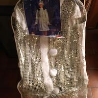 Silver Sequin Lady Dress - Abito natale bambina.