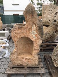 Nicchie artistiche varie in pietra e sasso