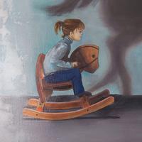 una ragazza a cavallo