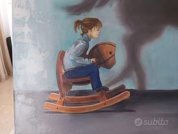 una ragazza a cavallo