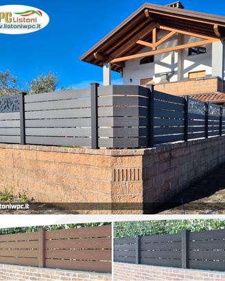 Listoni wpc doga recinzione staccato recinto legno