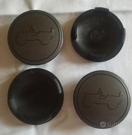 Tappi coprimozzo originali Jeep