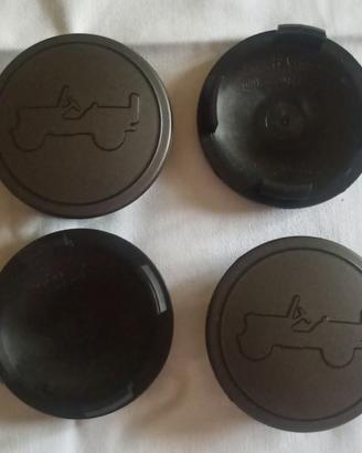 Tappi coprimozzo originali Jeep