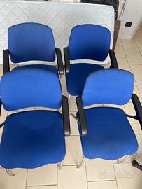 Sedie da ufficio con braccioli