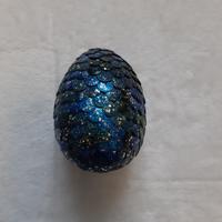 Uovo di drago blu
