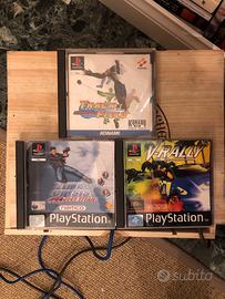 giochi ps1 + cavo tv - pistola play station