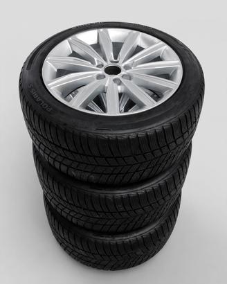 4 cerchi originali Audi da 19 + gomme a neve