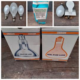  Lotto 52 lampadine nuove vario tipo 