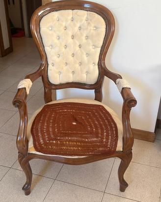 Poltrona stile Luigi Filippo Capitone’