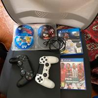 ps4 slim+2pad+5 giochi