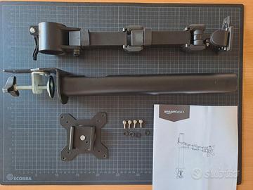 Braccio porta monitor AmazonBasics regolabile