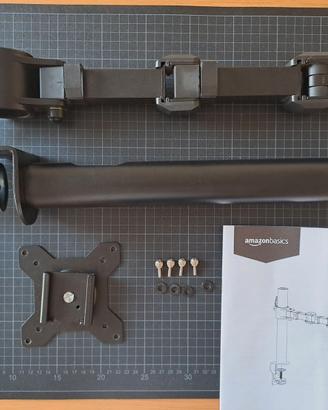 Braccio porta monitor AmazonBasics regolabile