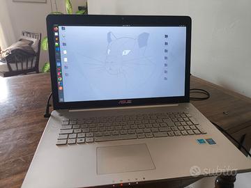 Notebook  Asus 17" 16gb ram 512gb + 250gb SSD