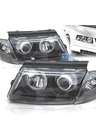 FARI PER VOLKSWAGEN VW PASSAT 3B 96-00 OCCHI ANGEL