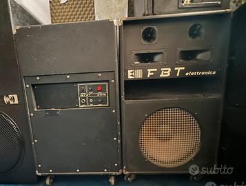 Coppia casse FBT amplificate Originali perfette