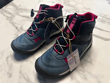 Scarponcini trekking/neve Quechua Tg33 NUOVI