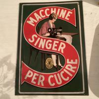 Targa in metallo vintage