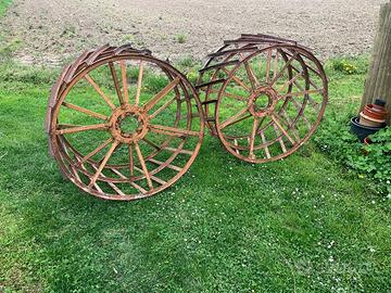 Ruote in ferro per trattore fiat 480 e altri
