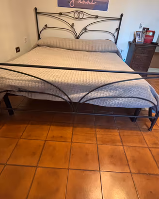 Letto in ferro battuto 