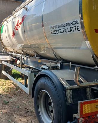 Cisterna latte Santi 18.000 L – 3 scomparti